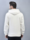 Premium Pure Cotton Fleece Pearl White Hoodie